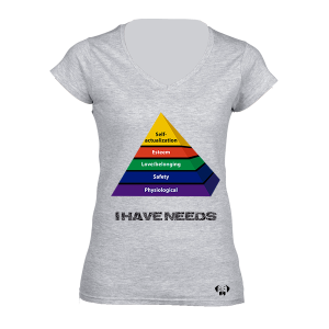 Maslow Needs Playera Piramide de Maslow