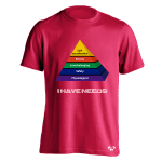 Maslow Needs Playera Piramide de Maslow