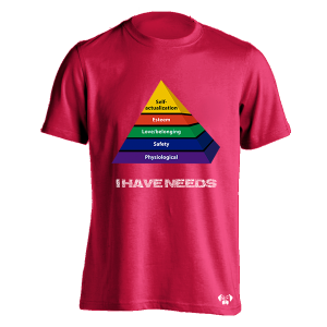 Maslow Needs Playera Piramide de Maslow