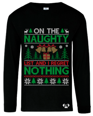 Ugly Naughty List Regret Nothing