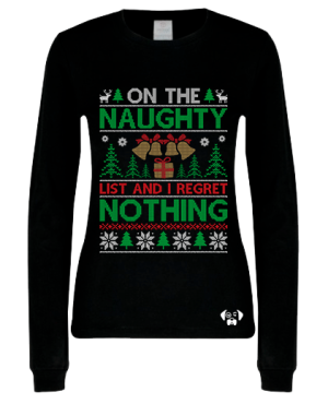 Playera ugly naughty regret nothing